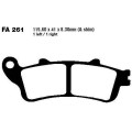 EBC Brakes EPFA Sintered Fast Street and Trackday Pads Front - EPFA261HH EBC Brakes EPFA Sintered Fast Street and Trackday Pads Front - EPFA261HH